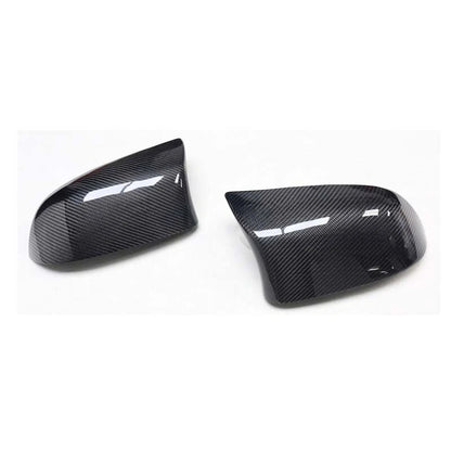 Carbon Fiber Side Mirror Caps Replace Cover For BMW X X4 X 5X6 2014-2018