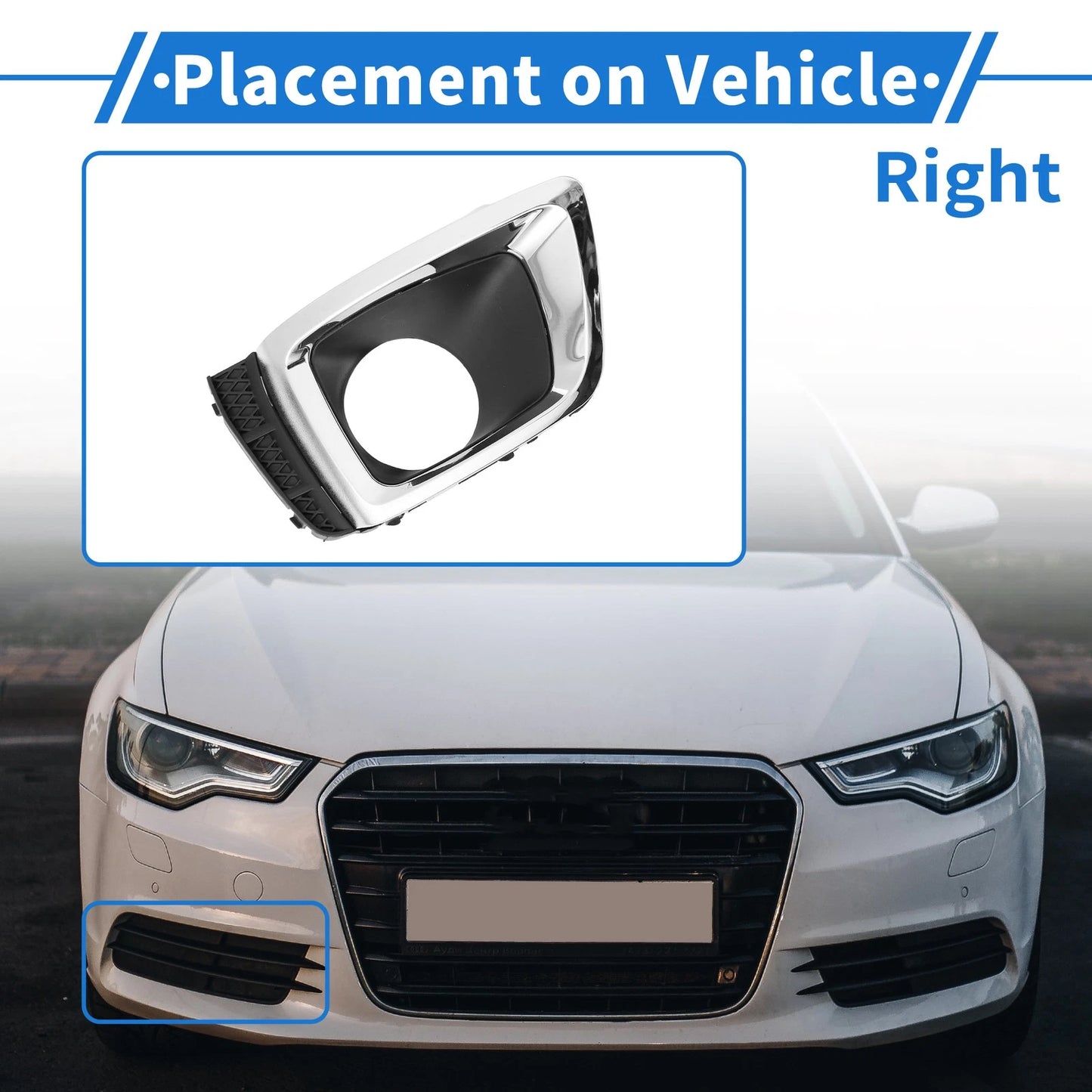 Front Right Fog Light Grill for Subaru Forester (2014-2017)