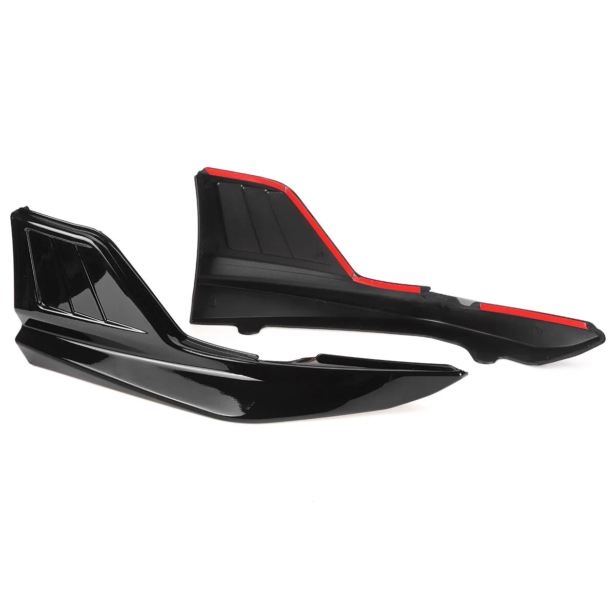 Gloss Black Rear Bumper Splitter Lip Protector for Toyota Corolla (2020-2023) 2 x