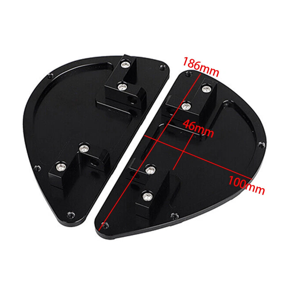 Rear Passenger Floorboards Foot Pegs for Harley Touring (1993-2023)