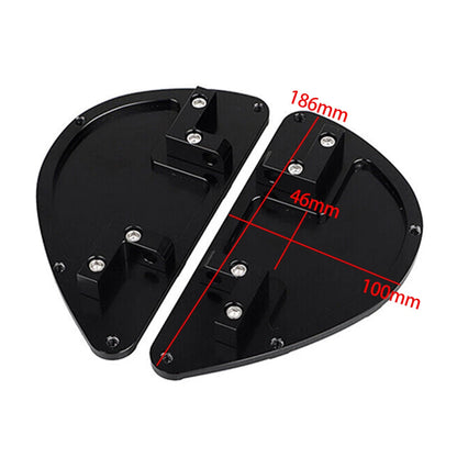 Rear Passenger Floorboards Foot Pegs for Harley Touring (1993-2023)
