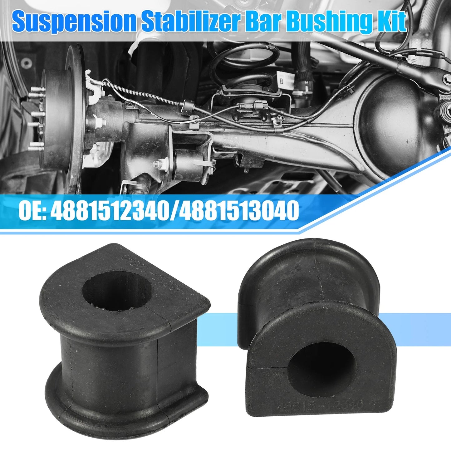 2 x Suspension Stabilizer Bar Bushings for Toyota (Compatible with Multiple Years)