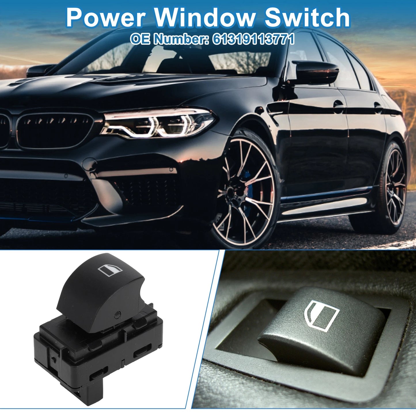 Power Window Switch for BMW 528i 535i xDrive (2011-2016)