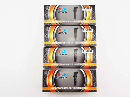 4 x FORSETI Ignition Coil Spark Plug Caps for YAMAHA YZF-R6 (1999-2017)