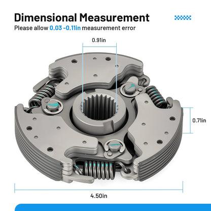 Wet Clutch Centrifugal Carrier for Yamaha Timberwolf Moto-4