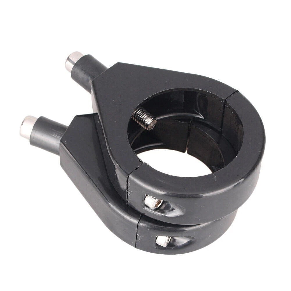 41mm ABS Turn Signal Indicator Fork Clamp Mount Bracket for Harley Black