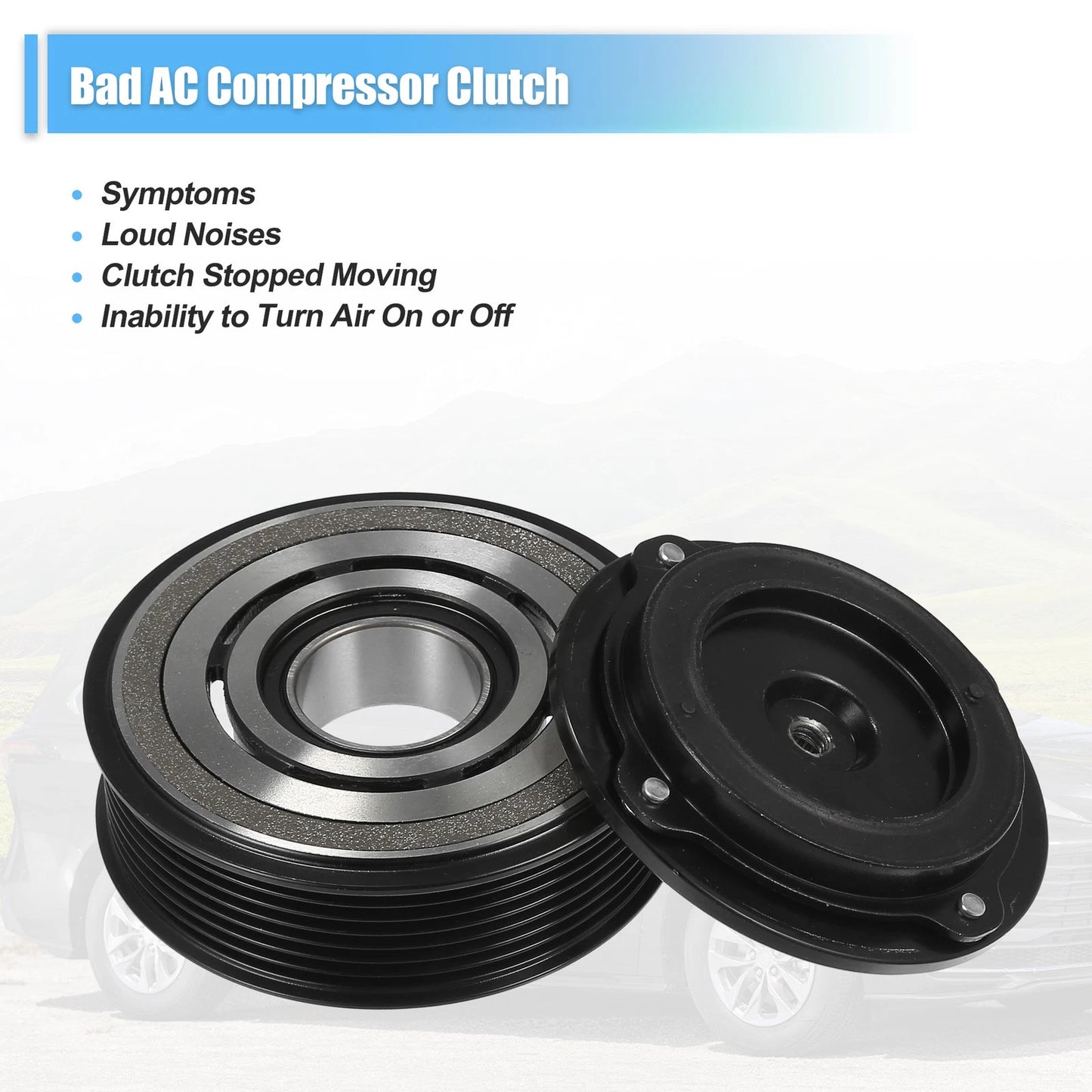 AC Compressor Clutch for Toyota Sienna 3.5L 6Cyl (2011-2016)
