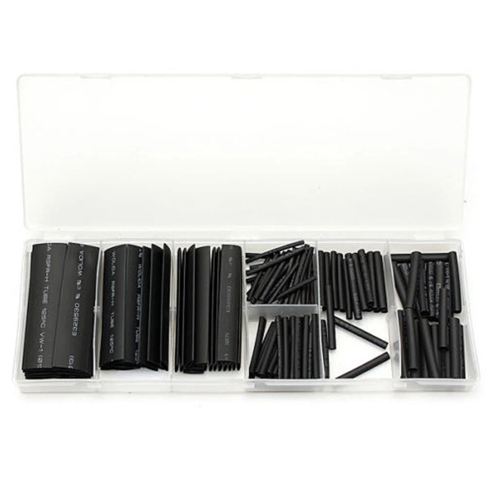 150PCS HEAT SHRINK HEATSHRINK WIRE CABLE TUBING TUBE SLEEVING SLEEVE WRAP