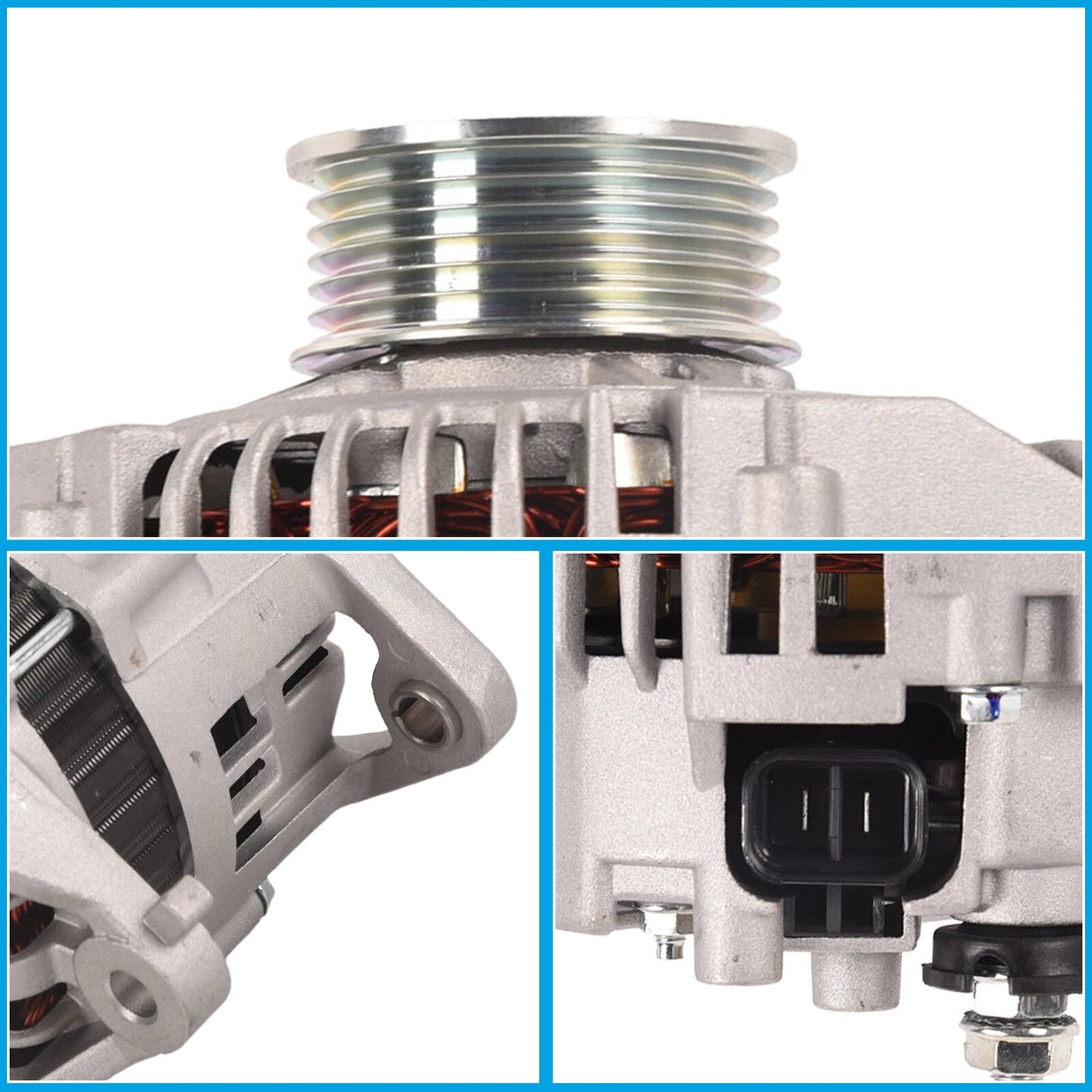 80A Alternator for Nissan Pulsar N15 N16 GA16DE QG16DE QG18DE 1.6L 1.8L
