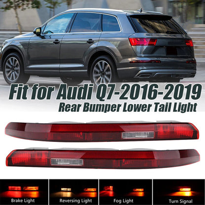 Rear Bumper Light for Audi Q7 2016-2020 - 5 Bulb Tail Light Lamps (2016-2020)
