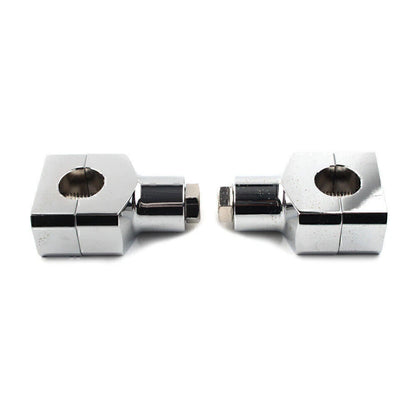 1" Motorcycle Handlebar Risers Clamp Mounts for Harley Fatboy