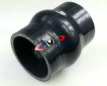 2.5 Inch Silicone Hose Straight Hump Coupler for Trobo Turbo Intercooler