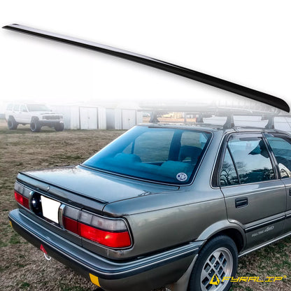 204 Black Boot Lip Spoiler for Toyota Corolla E90 (2006-2013)
