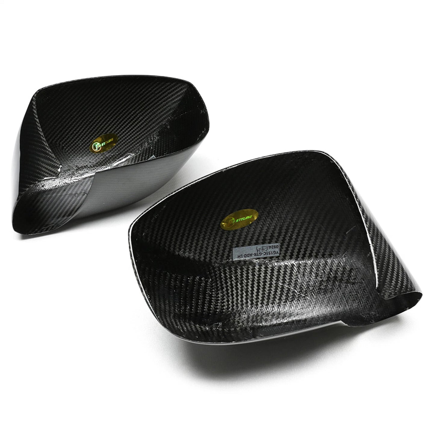 Dry Carbon Fiber Rear Side Mirror Covers for Nissan GTR R35 (2008-2016)