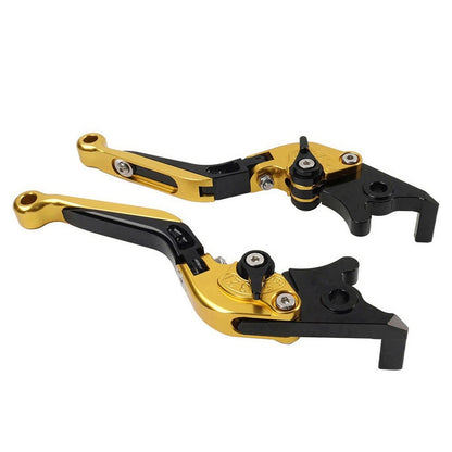 Gold CNC Folding Brake Clutch Levers for BMW S1000XR (2015-2021)