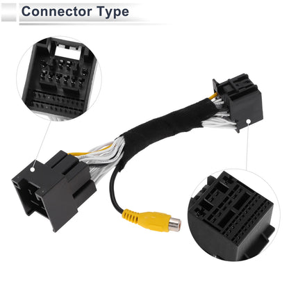 Rear View Camera Adapter Wire Harness Cable for Ford Focus (2019-2020) 1 x RCA