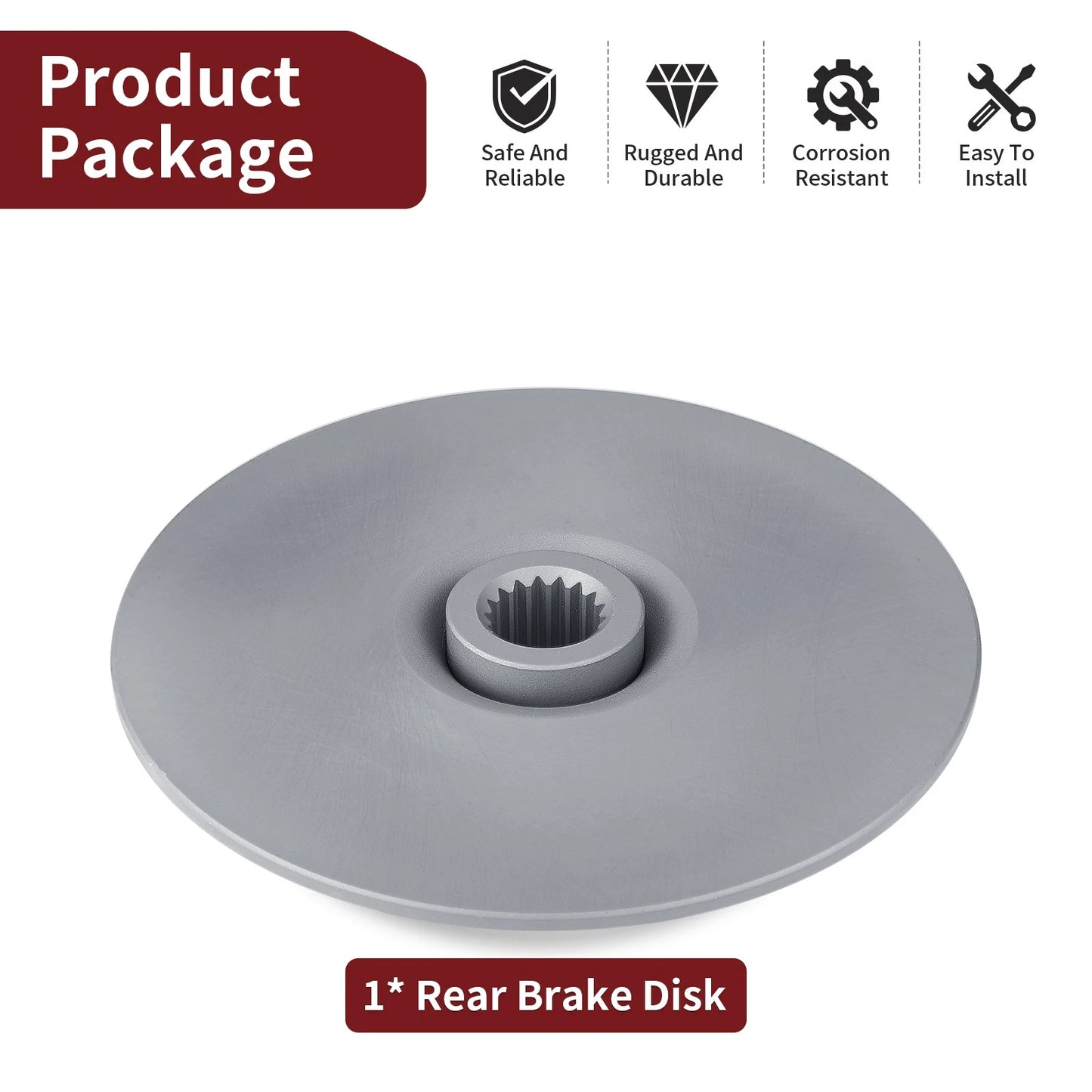 Rear Brake Disk Rotor for Polaris Cyclone 250X (1987–1987)