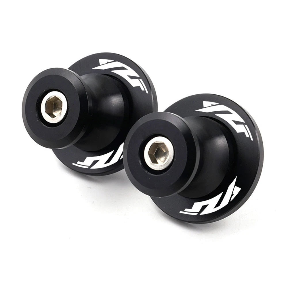 CNC Black Swingarm Spools Slider Stand Screws M6 for Yamaha YZF R1 R3 R6