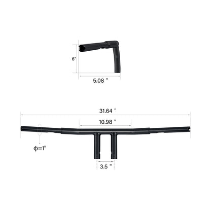 8'' T-Bar Handlebar for Harley Sportster 883