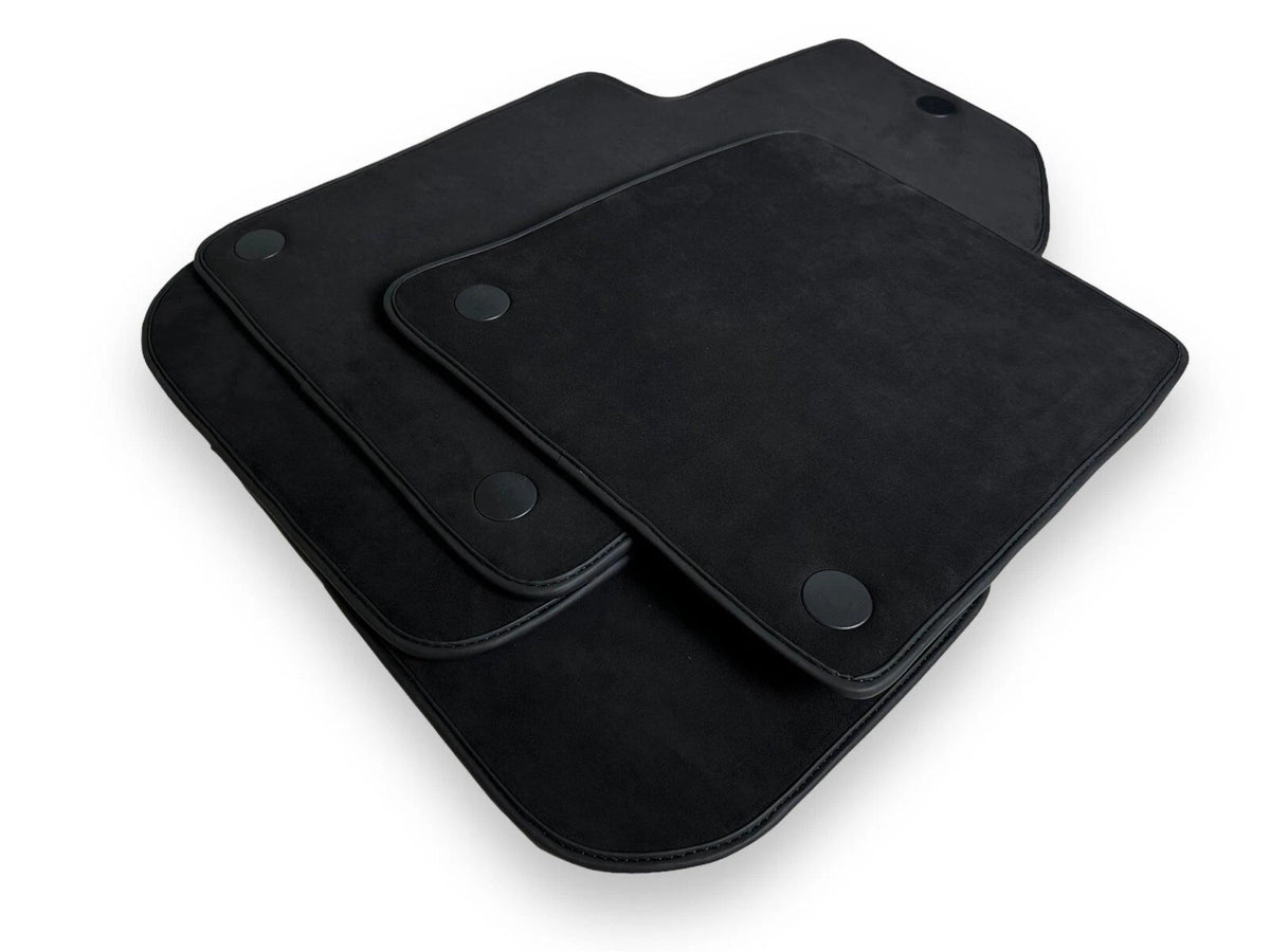 Black Alcantara Floor Mats for Ferrari 612 Scaglietti (2005-2011)