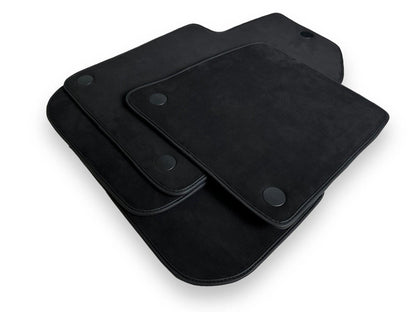 Black Alcantara Floor Mats for Ferrari 612 Scaglietti (2005-2011)