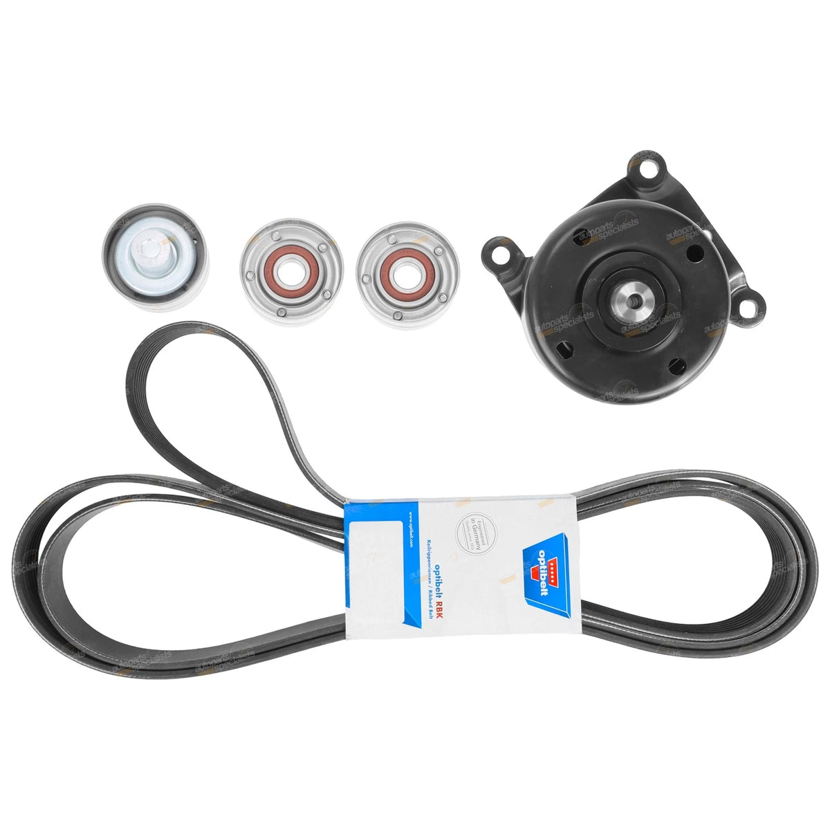 Engine Pulley Drive Belt Fan Clutch Idler Kit for Ranger PX 2.2L (2011-2015)