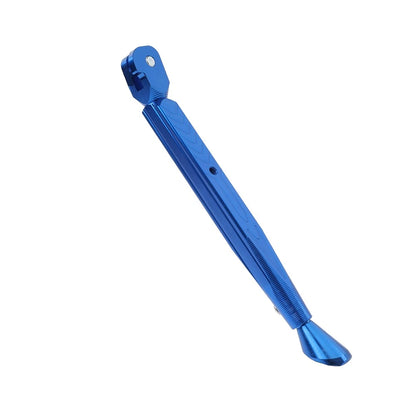 Aluminum Adjustable Kickstand Foot for Motorcycle Universal Side Stand Blue