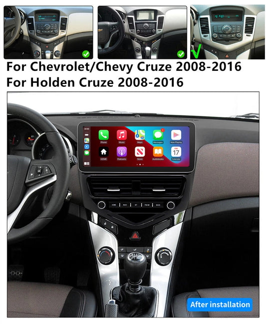 12.3'' GPS Navigation Android for Chevy Holden Cruze (2008-2016)