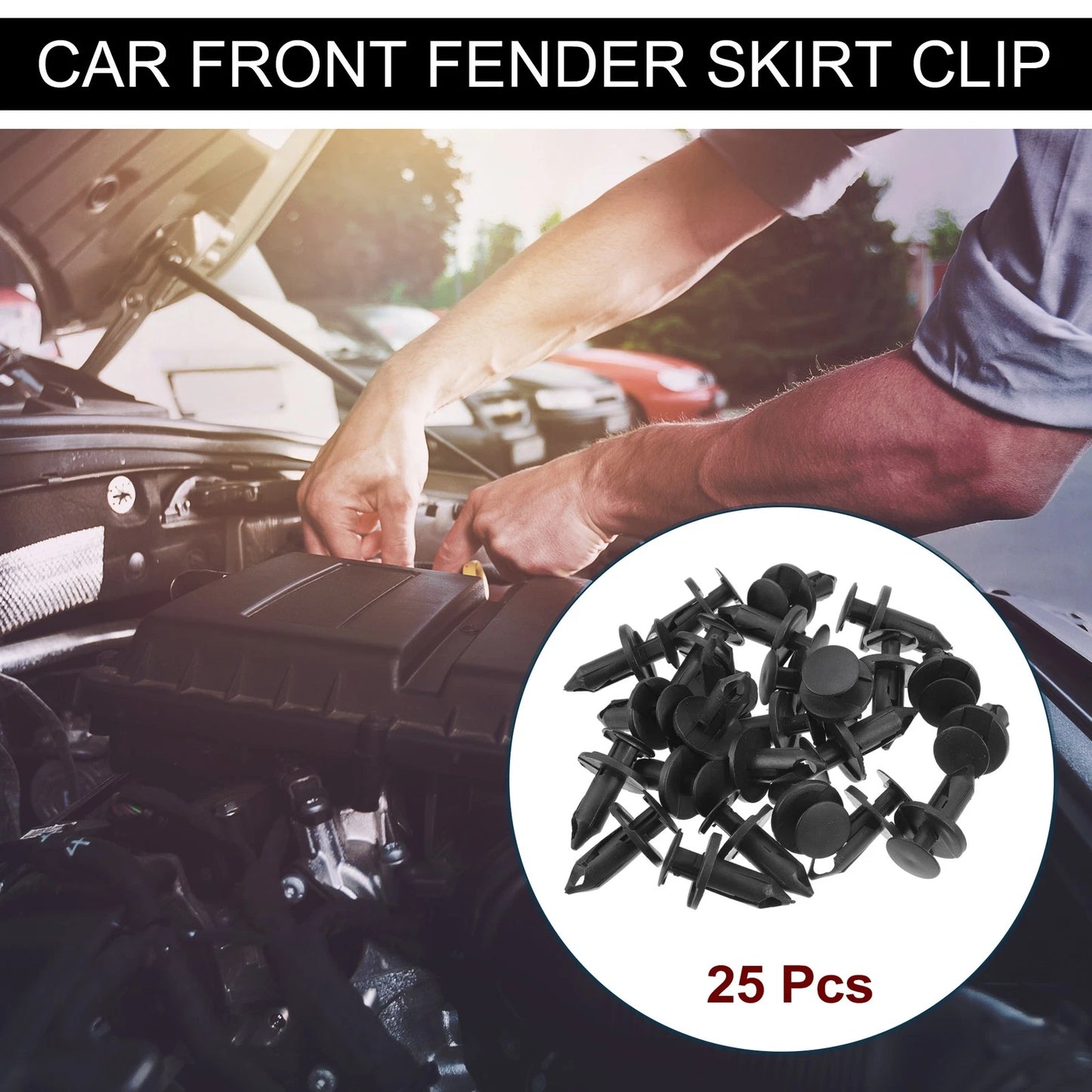 Front Fender Skirt Clips for Ford Escape, Explorer (2002-2012) - 25 Pcs