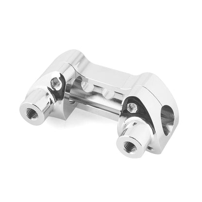 Handlebar Riser Clamp Mount Kit for Harley Dyna, Street Bob, Sportster (2004-2023)