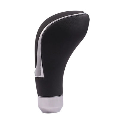 Black Leather Gear Shift Knob Shifter Lever Grip for Car (8mm, 10mm, 12mm)