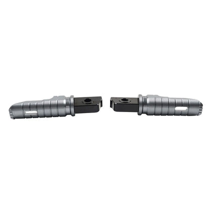Gray Front Footrest Pegs for Aprilia APR 150 GPR 125 150 250 RS125 Tuono 125