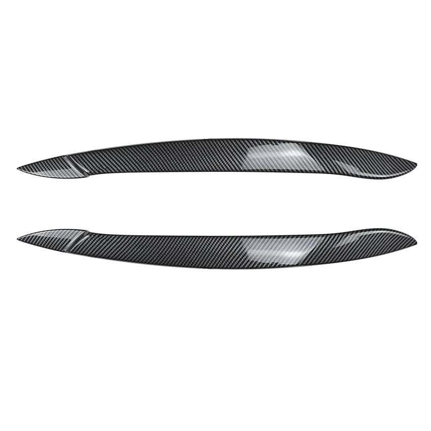 Carbon Style Add-On Headlight Eye Lid Eyebrow Trim Cover for BMW X5 (2008–2013)