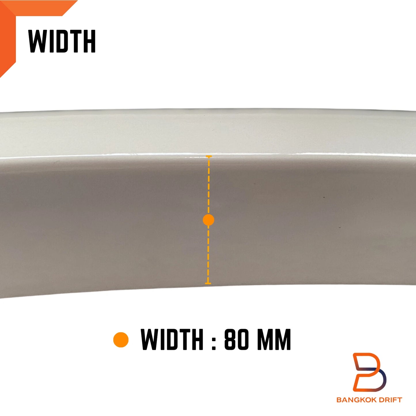 4" 1D4 Silver Fender Flare Arch for Toyota Hilux Ute (1997-2005)