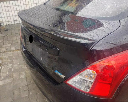 Rear Trunk Spoiler Wing ABS for Nissan Versa 2012-2019 Glossy Black Sedan