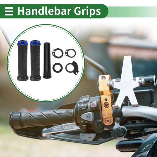 Grips / 7/8 22mm / Hand Grips Diamond Line Pattern for Motorcycle