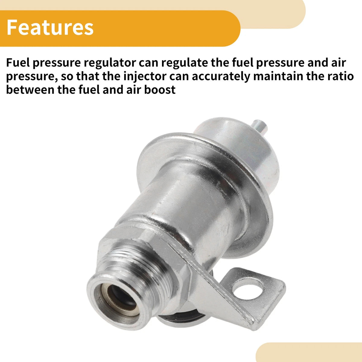 Fuel Pressure Regulator Metal 20-70 Psi for Chevrolet S10 (1994 - 2000)