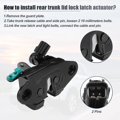 Rear Tailgate Liftgate Door Lock Actuator for Dodge Durango