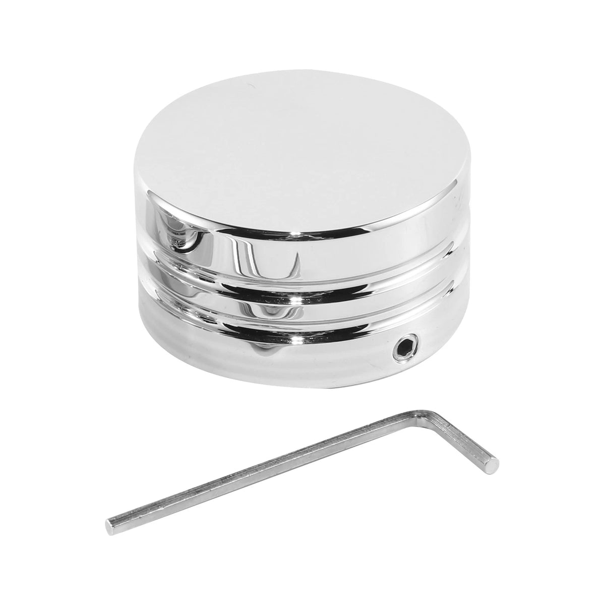 Chrome Steering Stem Bolt Nut Cover for Harley Softail Sport Glide (2018-2022)