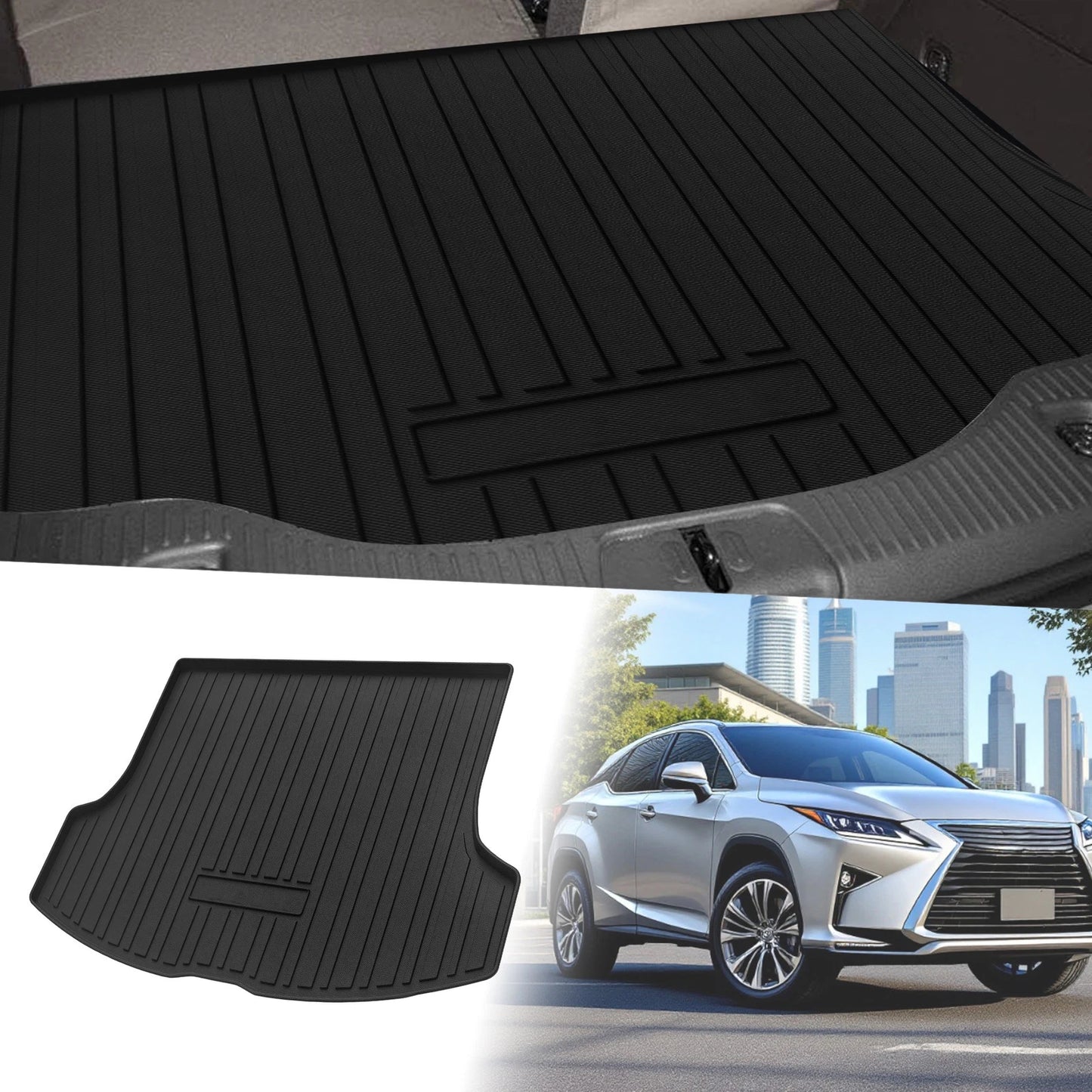 Flat Face Cargo Liner Rear Trunk Mat for Lexus RX (2023-2024) 1 Pc