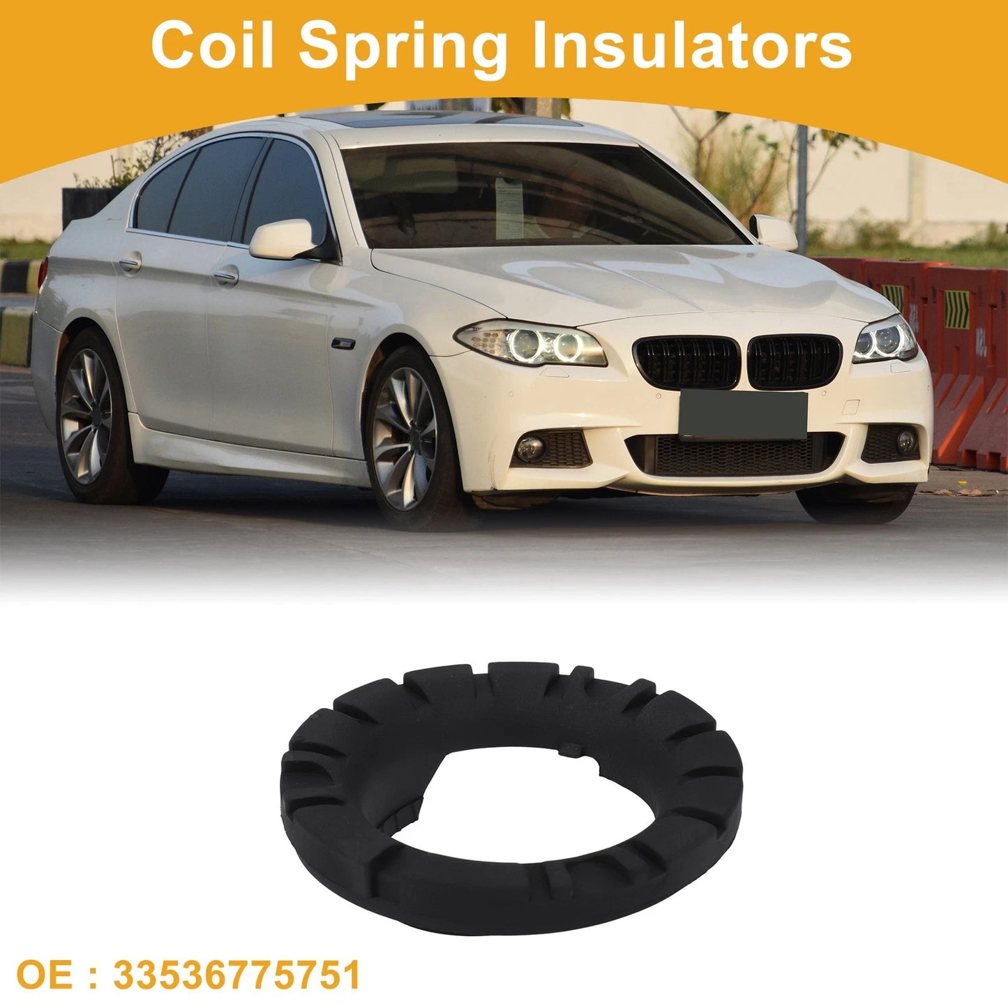 Coil Spring Insulator for BMW F10 2009-2013 Rubber 1 Pc