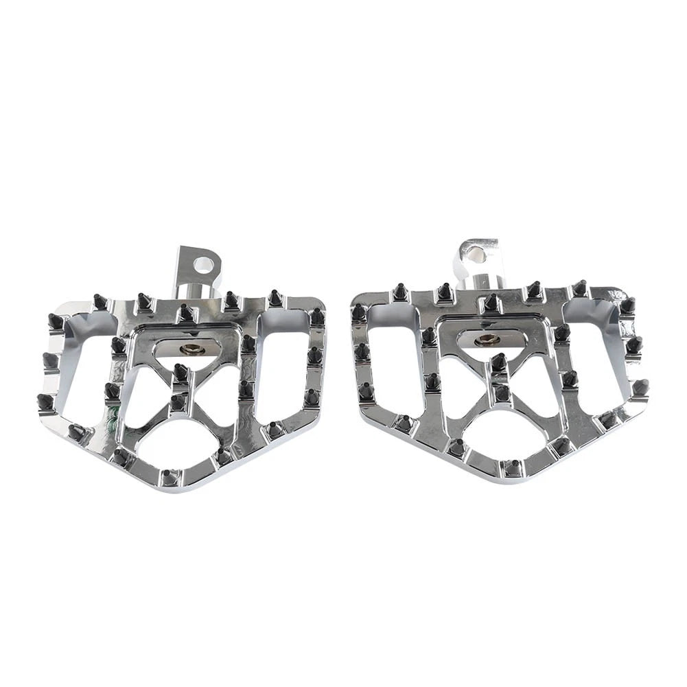 Wide Foot Pegs MX Style Floorboard for Harley Touring Softail Dyna