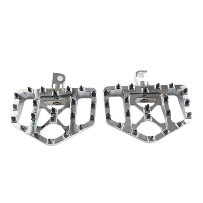 Wide Foot Pegs MX Style Floorboard for Harley Touring Softail Dyna