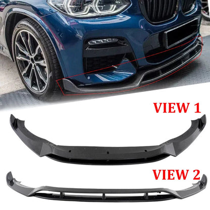 Carbon Front Bumper Splitter Lip for BMW X3 X4 G01 G02 M Sport (2018-2021)