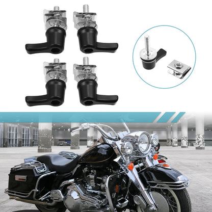 4pcs System Lock Fastener Bolt Nut for Harley Davidson Road King Police