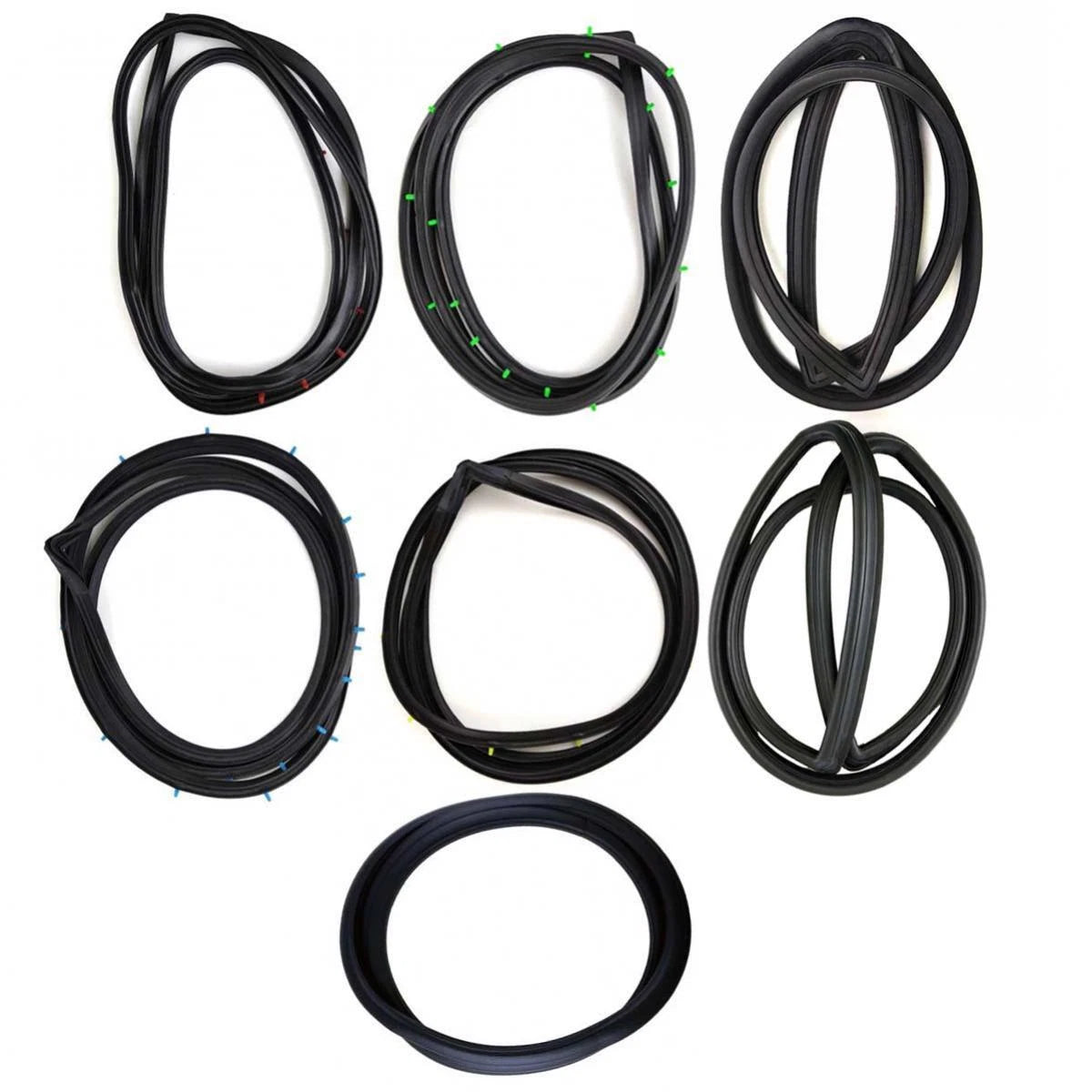 Weatherstrip Rubber Seal Complete Set 7 Fits Toyota Corolla KE10 4D SED 1966-70