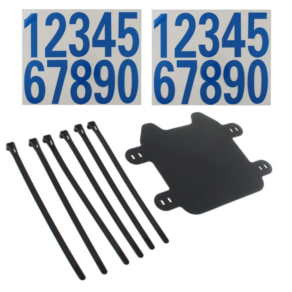 Front Number Plate Set with Stickers for Surron Light Bee (2018-2023)