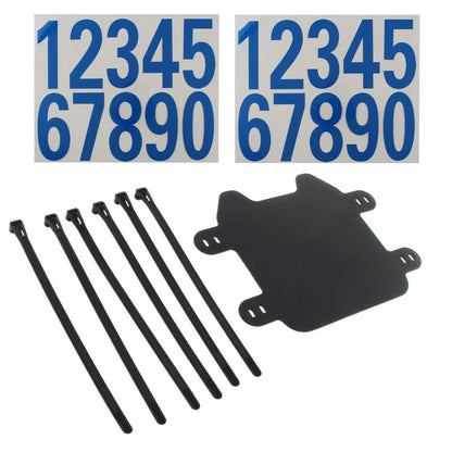 Front Number Plate Set with Stickers for Surron Light Bee (2018-2023)