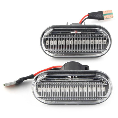 2 x Dynamic LED Side Marker Indicator Lights for Renault Clio, Twingo, Duster