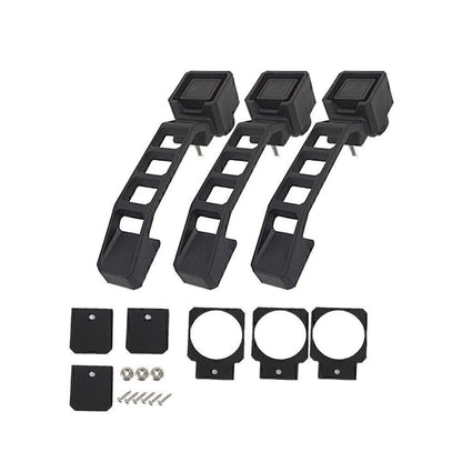 3 x Exterior Outer Door Handles for Jeep Wrangler JK JKU (2007-2017) Black